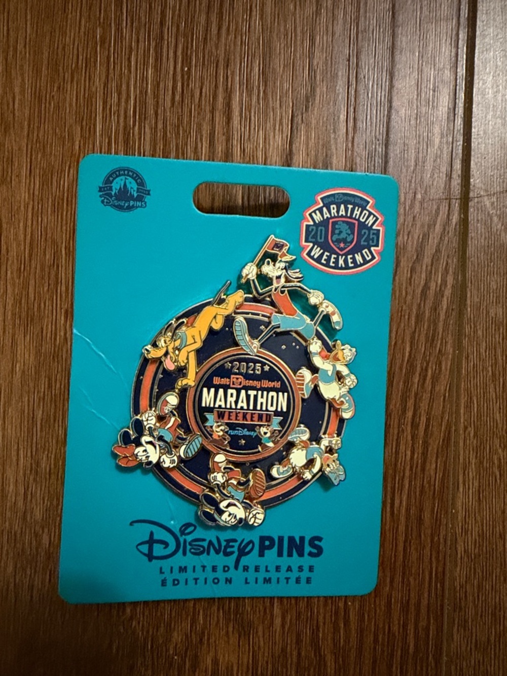 Disney Pins 2025 Walt Disney World Marathon Weekend Collectible Pin
